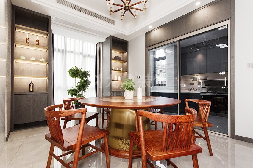餐厅装修实景图 餐厅装修实景图