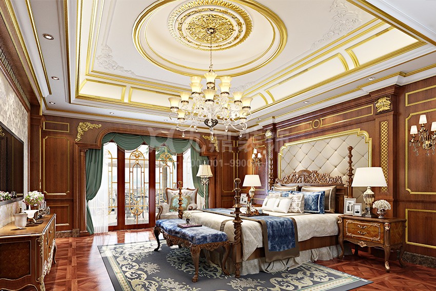 柏悦府主卧装修效果图 柏悦府主卧装修效果图