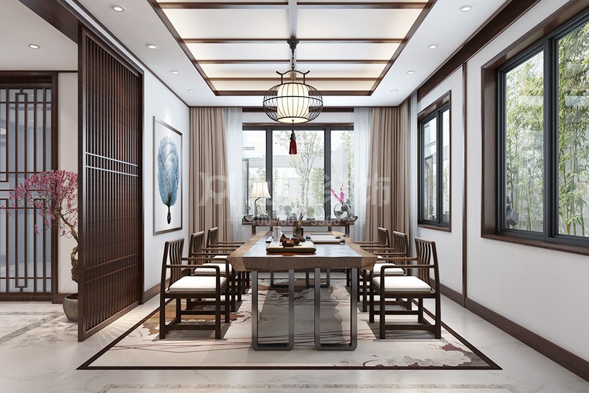 茶室装修效果图 茶室装修效果图