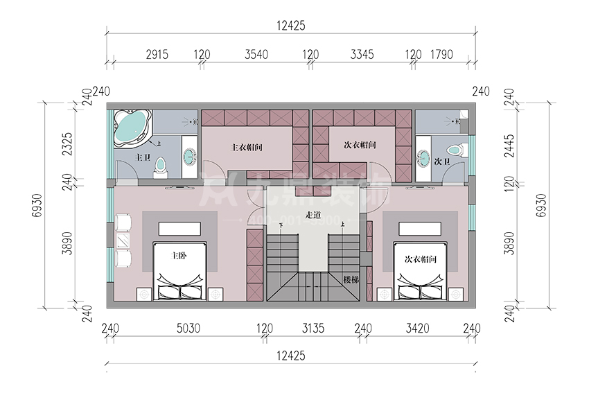 三楼平面布置图 三楼平面布置图
