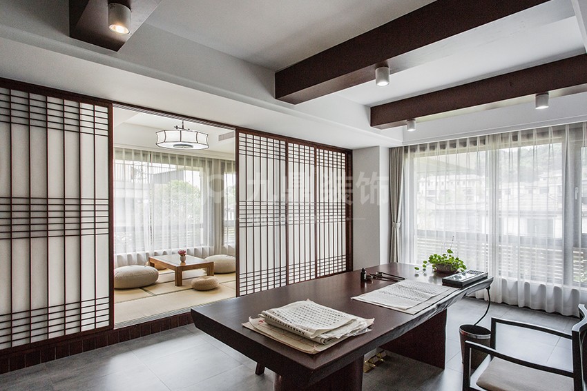 书房装修实景图 书房装修实景图