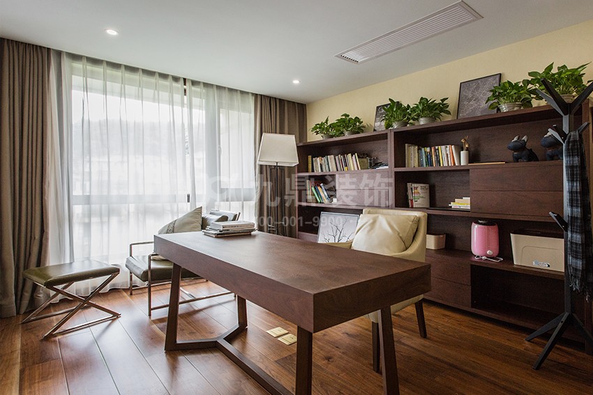 书房装修实景图 书房装修实景图