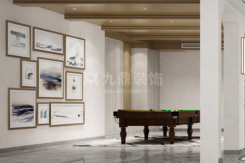 台球室装修效果图 台球室装修效果图