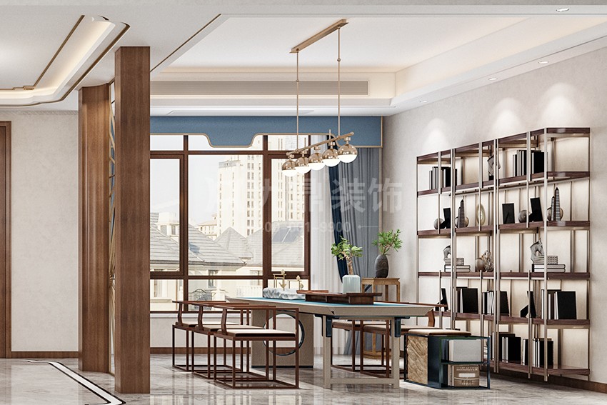 茶室装修效果图 茶室装修效果图