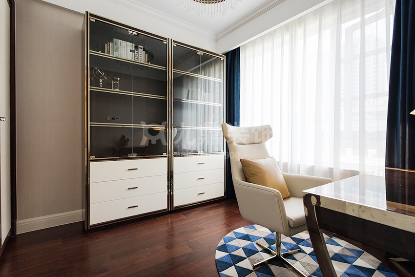 书房装修实景图 书房装修实景图