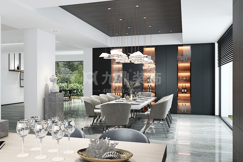 别墅西餐厅装修效果图 别墅西餐厅装修效果图