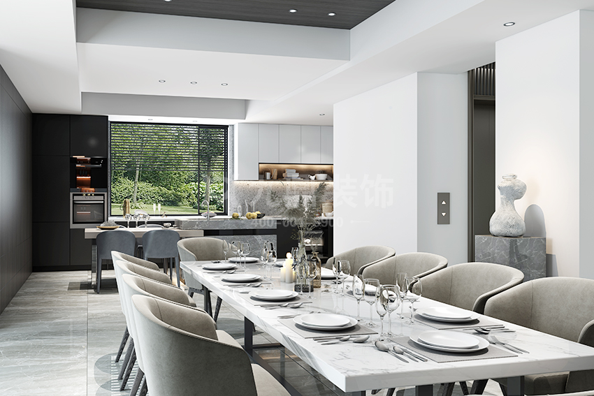 别墅厨房装修效果图 别墅厨房装修效果图