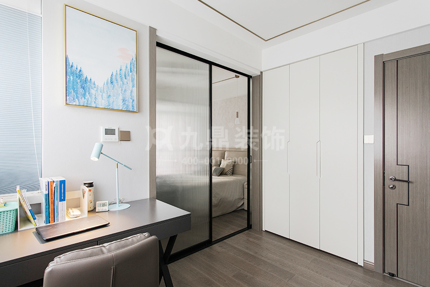 招商武林郡书房装修实景图 招商武林郡书房装修实景图