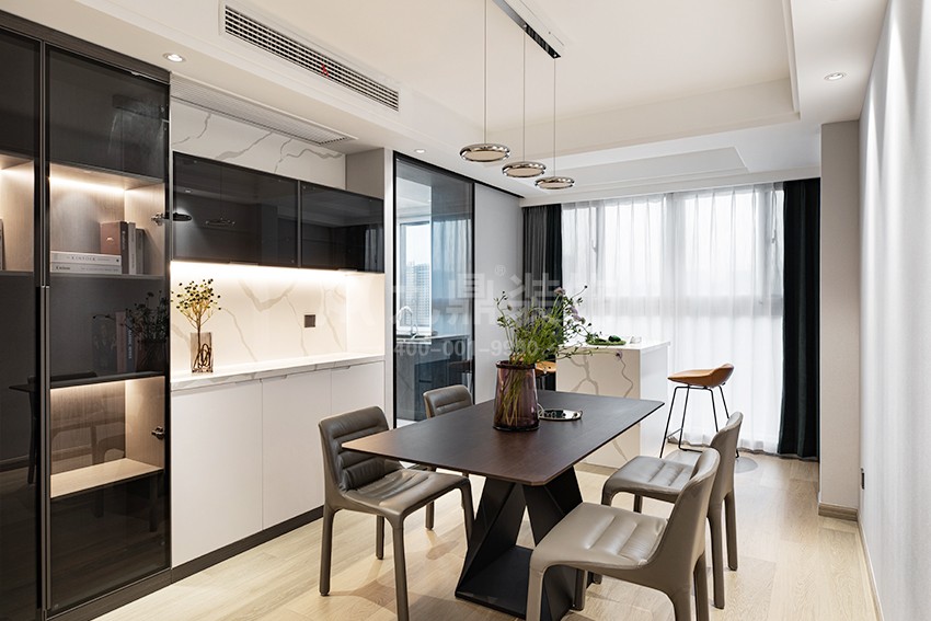 餐厅装修实景图 餐厅装修实景图