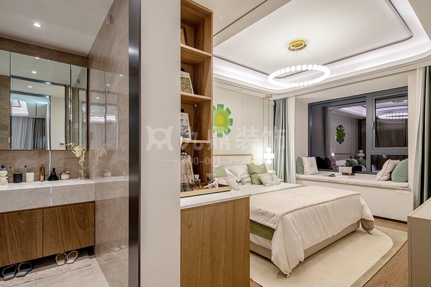 主卧装修实景图 主卧装修实景图