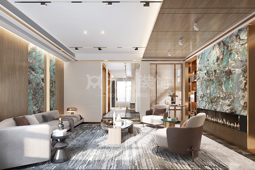 别墅客厅装修效果图 别墅客厅装修效果图