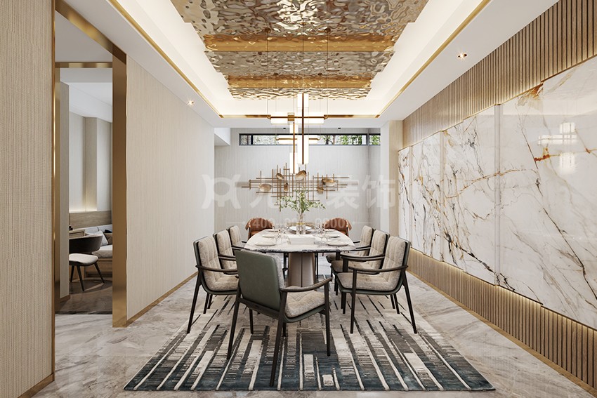 别墅餐厅装修效果图 别墅餐厅装修效果图