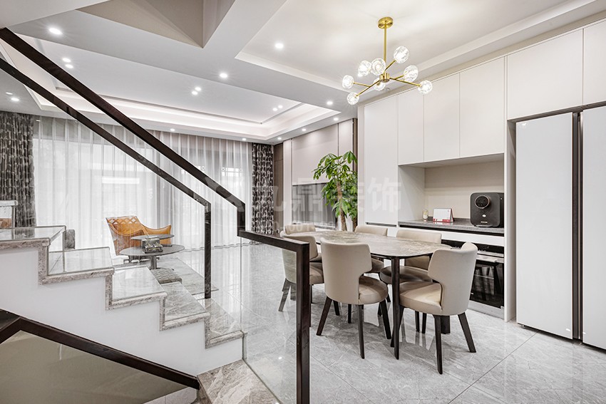 别墅餐厅装修实景图 别墅餐厅装修实景图