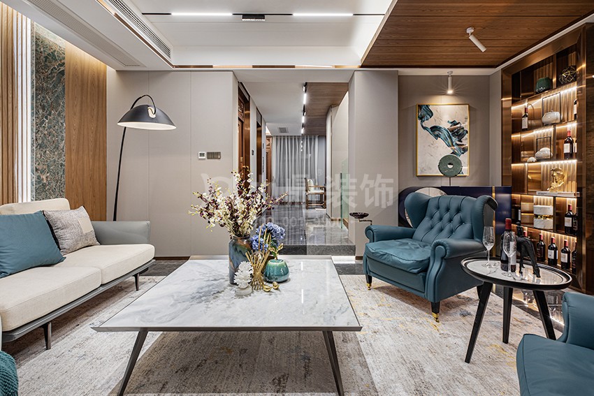 别墅客厅装修效果图 别墅客厅装修效果图